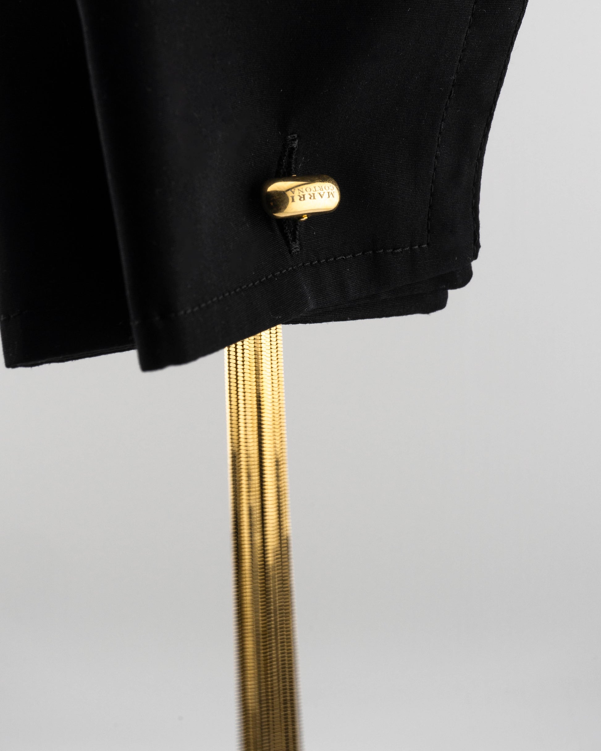 Handcrafted in Tuscany, the MarriCortona Voilà Cufflinks in 18k gold bronze blend Italian artistry and bold design — elegance redefined with modern flair.