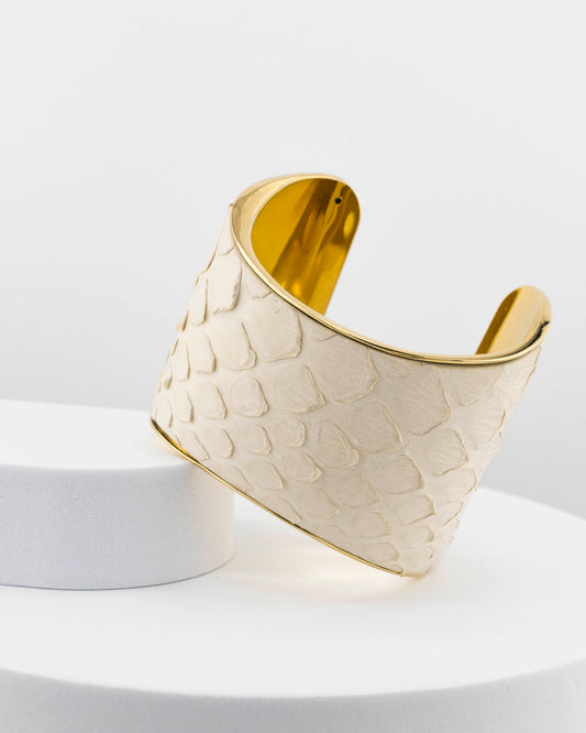 Orange Coral Python Bracelet