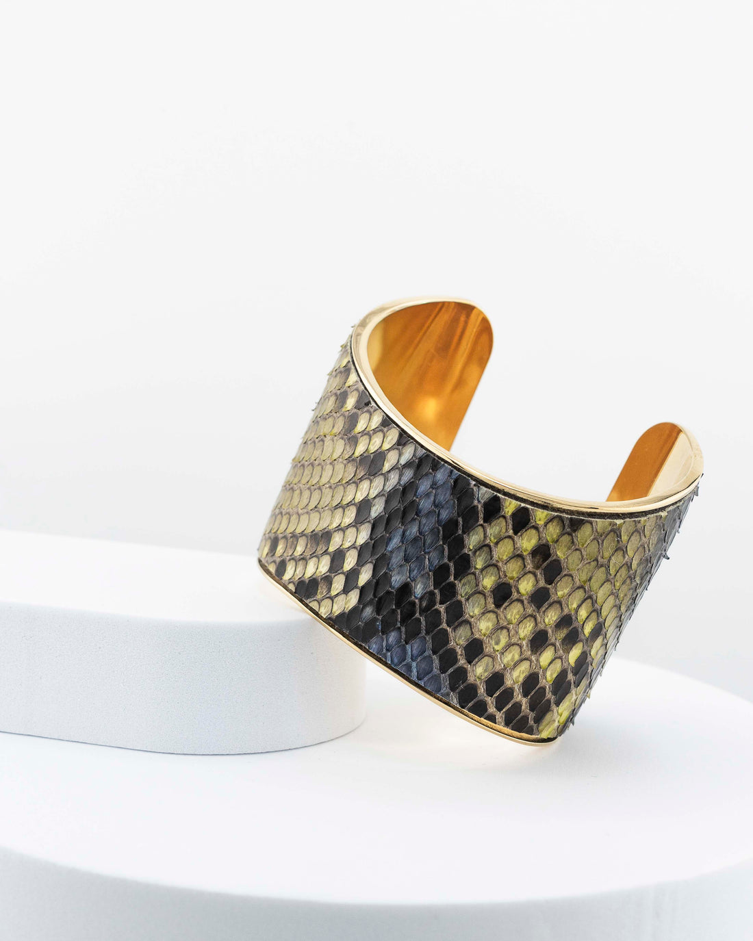 Bracciale Python Blue Giallo