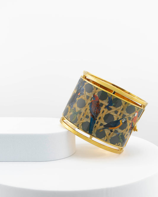 Parrots and Hummingbird Bracelet