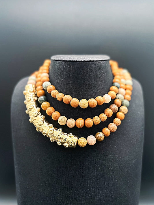 Octopus Jasper Necklace