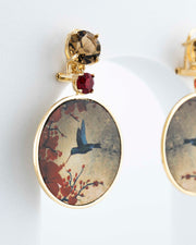 Cromia 'Oriental Bloom' Earrings