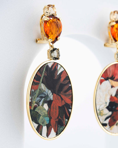 Orecchini Rosso Mediceo