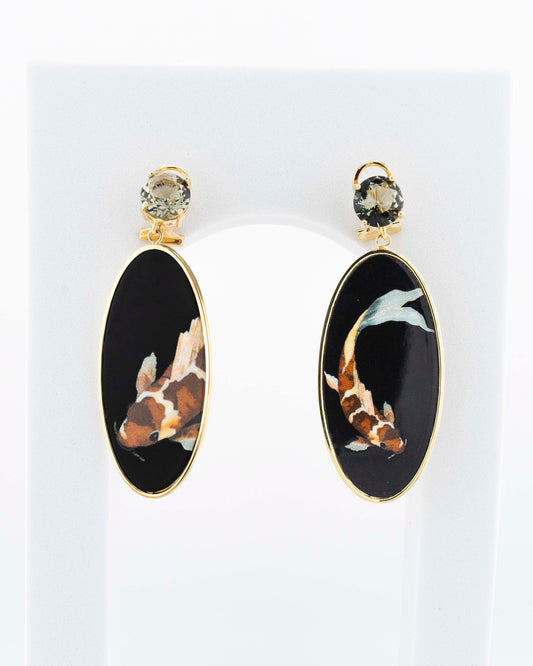 Orecchini Intarsio Fiorentino