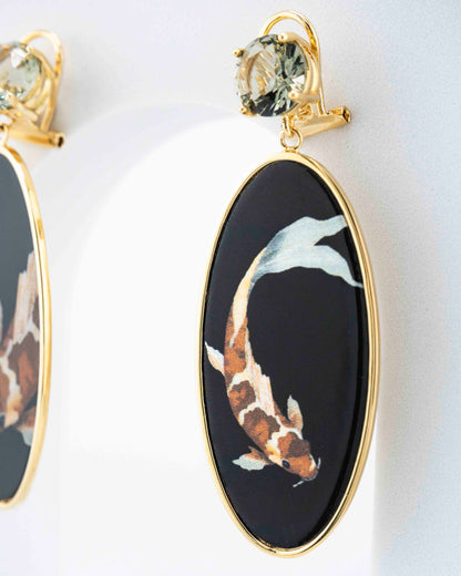 Orecchini Intarsio Fiorentino