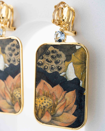 Orecchini Giardino Dorato