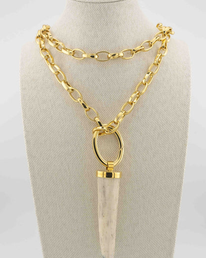 Corno di cervo  con catena n.2