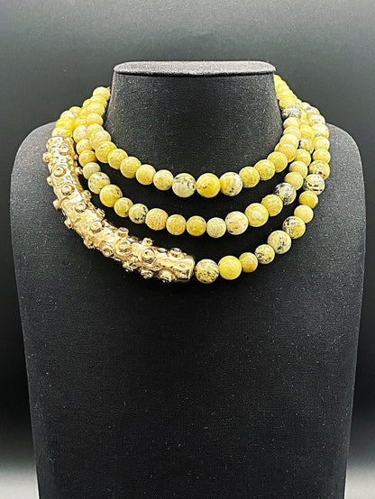 Collar Octopus Ocre