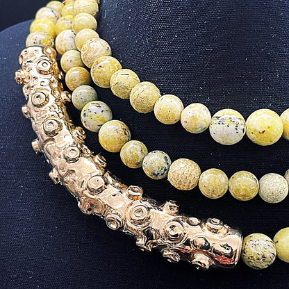 Collar Octopus Ocre