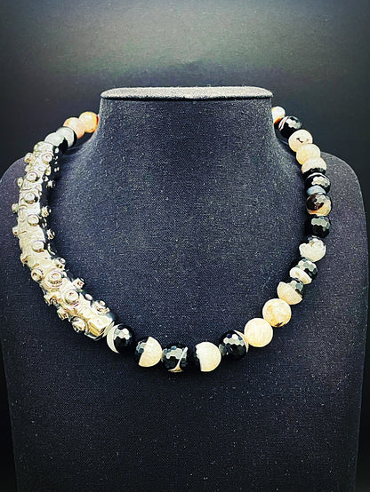 Collana Octopus  Black & White
