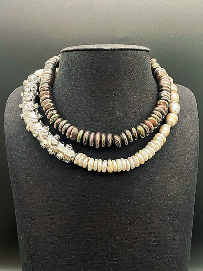 Collana Octopus Perla gigante