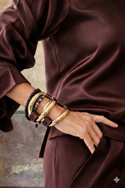 Bracciale Alligator Borgogna