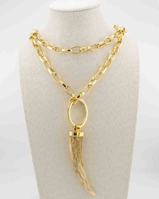 Corno di cervo  con catena n.3