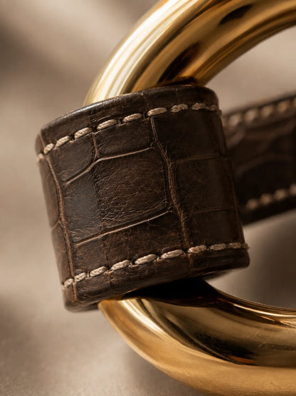 Bracciale Alligator 'Cioccolato'