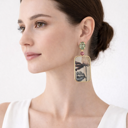 Sunrise on the Crete Earrings