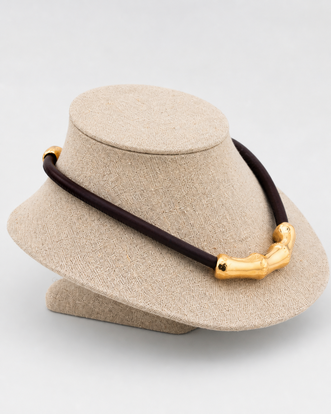 Girocollo Bamboo  nappa prugna