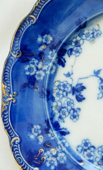 "Blue China" enamel ring