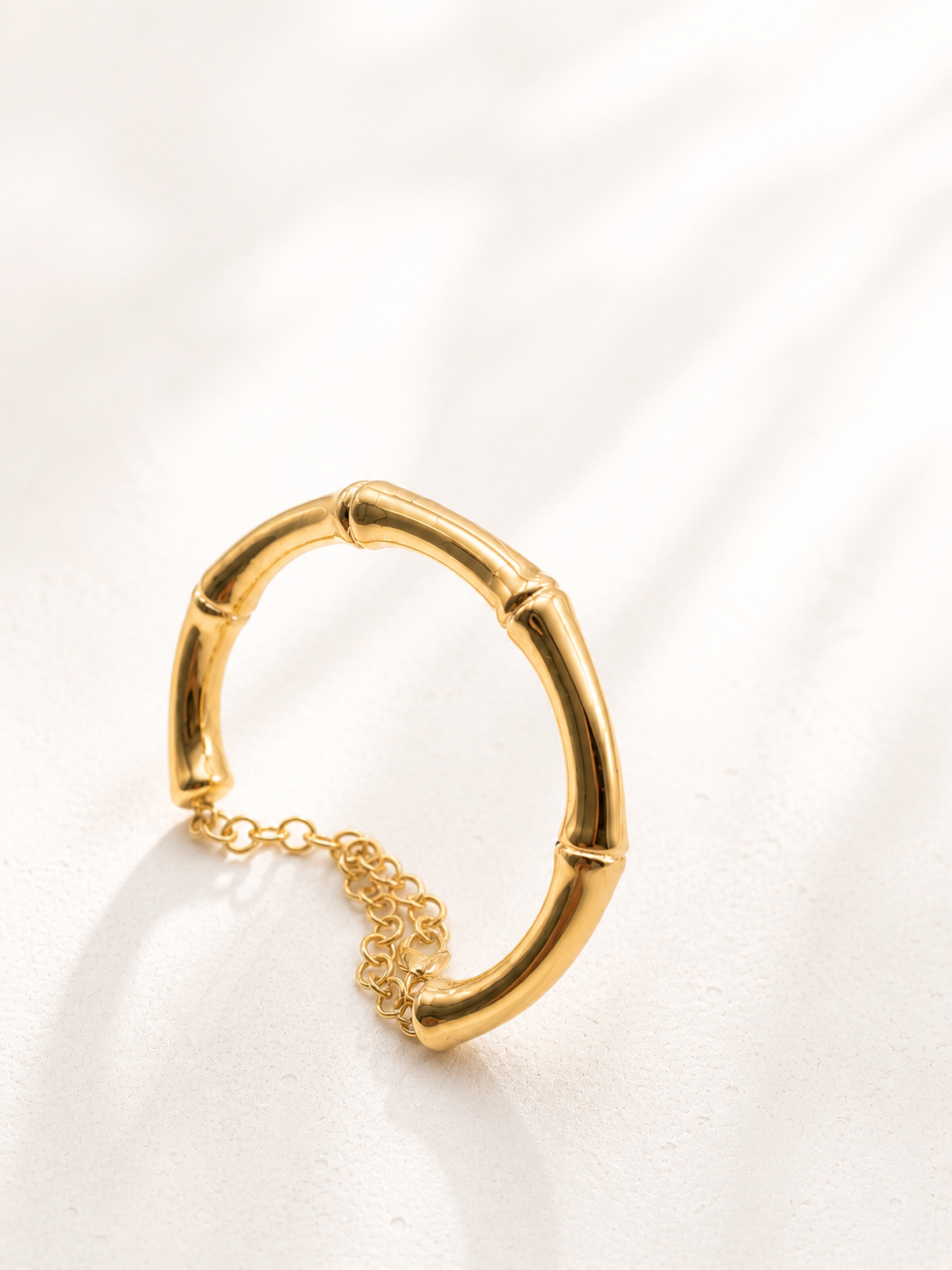 Bracciale Bangle modello Bamboo medio Oro giallo