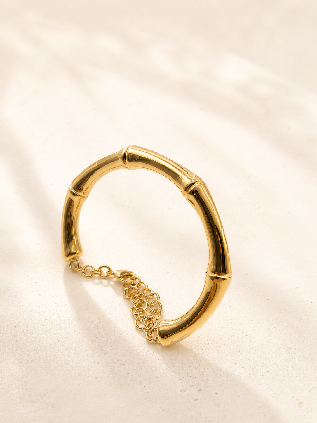 Bracciale Bangle modello Bamboo grande Oro giallo