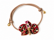 Orchid Bracelet, 3 cm, Milk and Sunflower