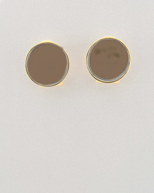 Handcrafted in Tuscany, the MarriCortona Smalto Earrings in 18k gold bronze with hand-painted enamel reflect Italian artistry, color, and timeless elegance.