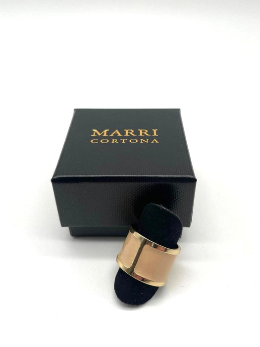 'Crema Fiorentina' enamel ring