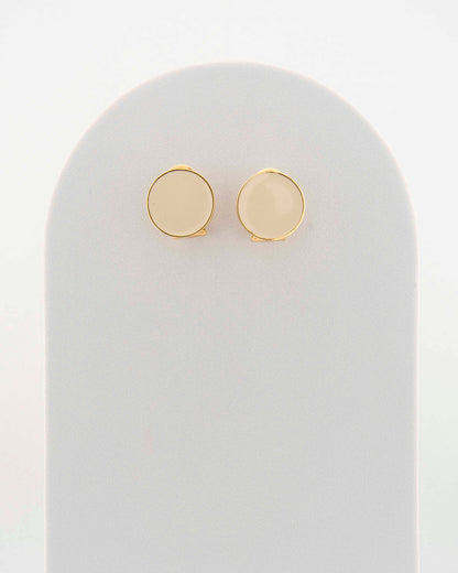 Handcrafted in Tuscany, the MarriCortona Smalto Earrings in 18k gold bronze with hand-painted enamel reflect Italian artistry, color, and timeless elegance.