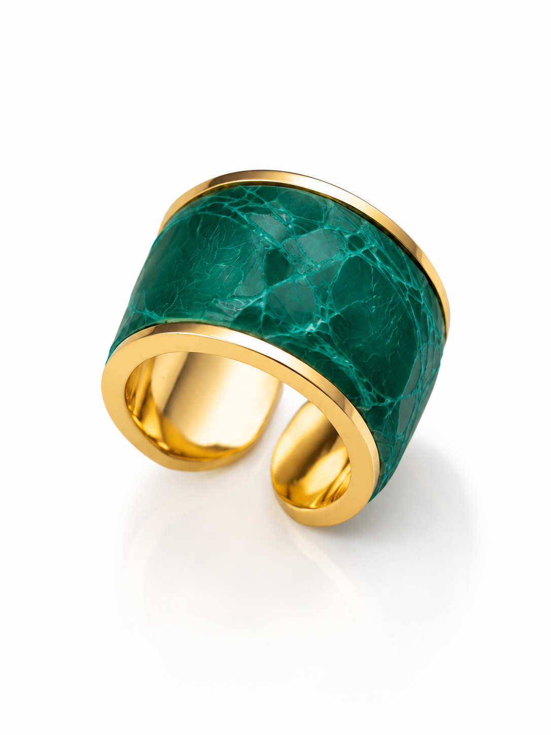Anello Alligator 'Smeraldo'