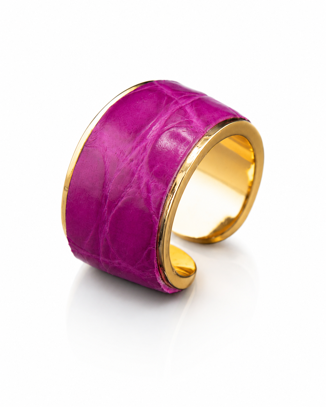Anillo Alligator Geranio
