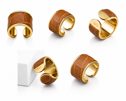 Anillo Alligator 'Natural'