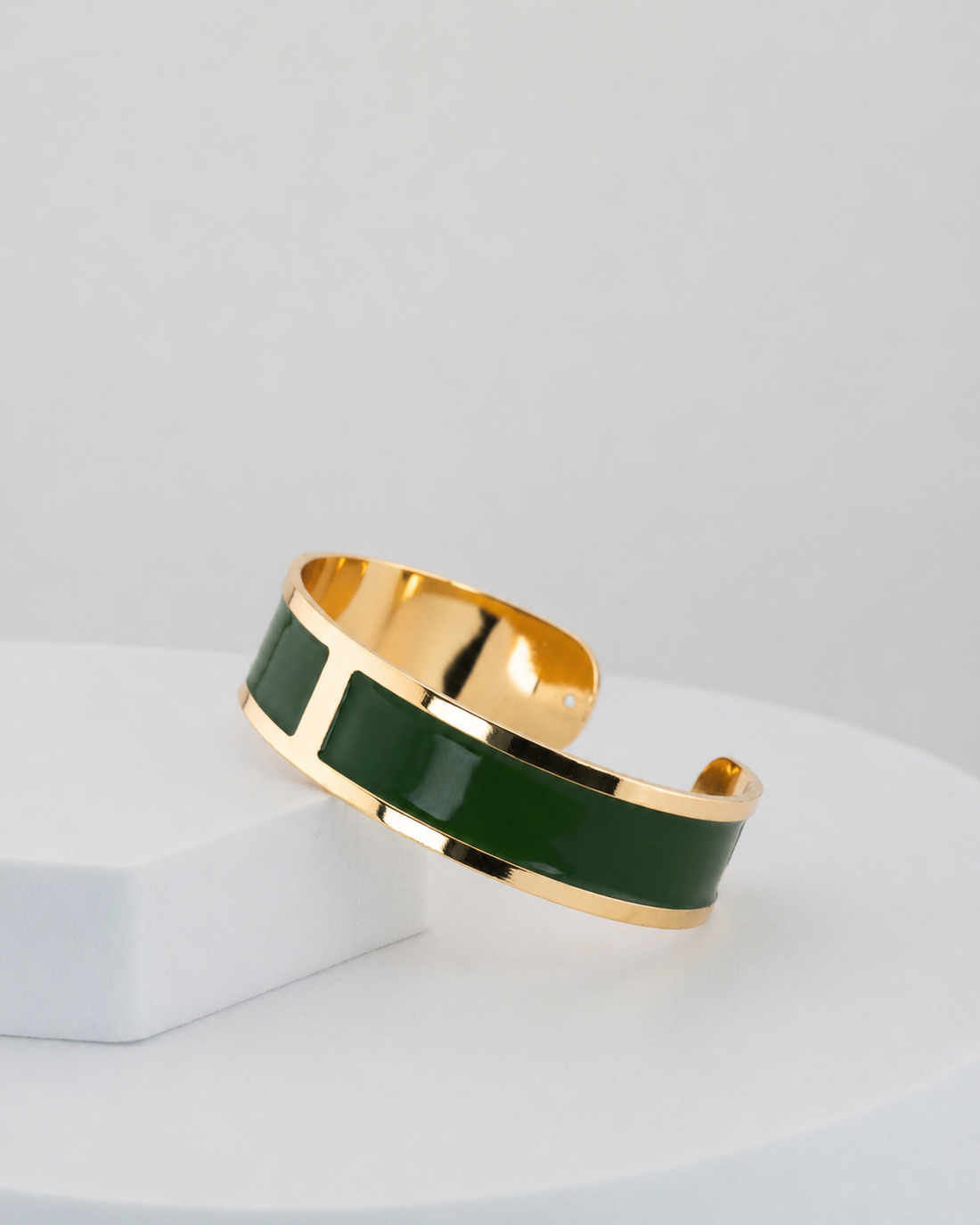 Pulsera Esmalte M 15 mm 'Ciprés'