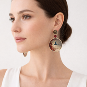 Cromia 'Oriental Bloom' Earrings