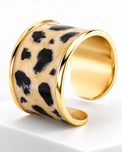 Cheetah Animal Print Ring