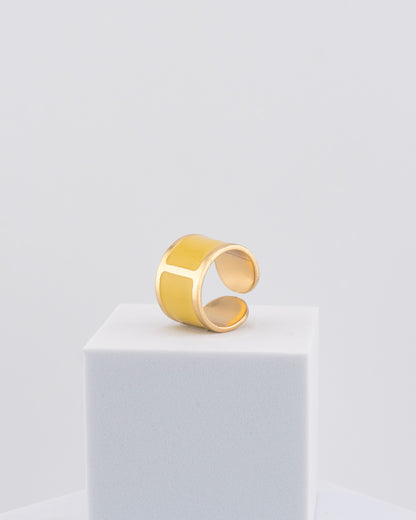 Enamel ring 'Terra'
