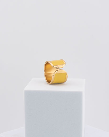 Enamel ring 'Terra'