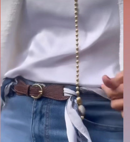 Croc Buckle 'Aquamarine'