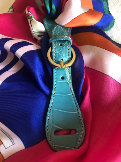 Croc Buckle 'Aquamarine'