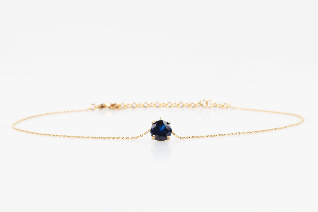 The Soul Stone of December Blue Topaz Choker ct 1.94 Diameter 8 mm