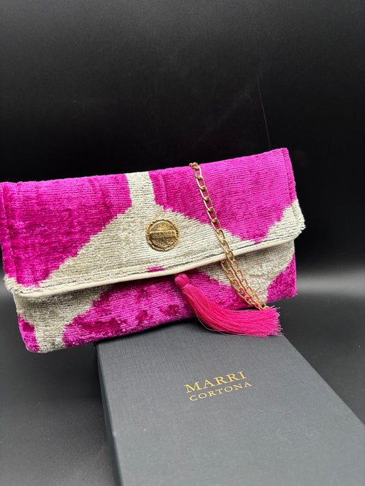 Suzani clutch bag