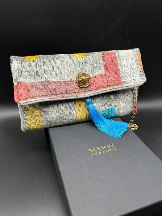 Suzani clutch bag