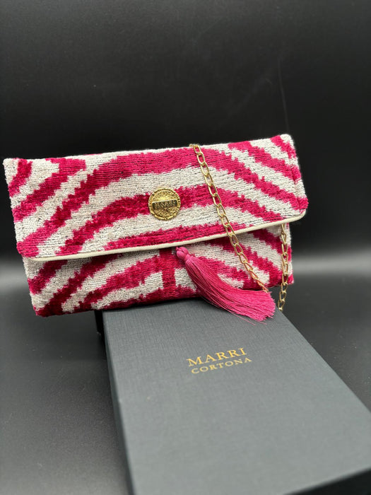 Suzani clutch bag