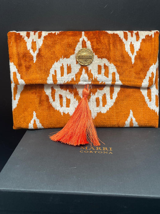 Suzani clutch bag