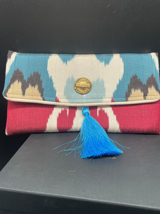 Suzani clutch bag