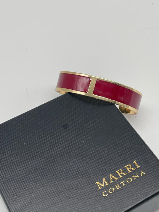 Enamel bracelet M mm 15 Bourgundary