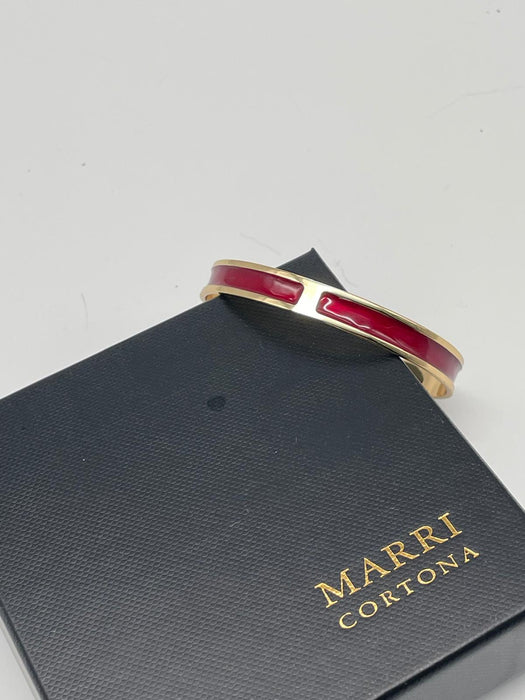 Bracelet Enamel S mm 8'Bourgundary' 