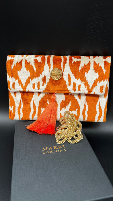 Suzani clutch bag