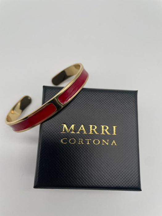 Bracciale Smalto S mm 8 'Red'