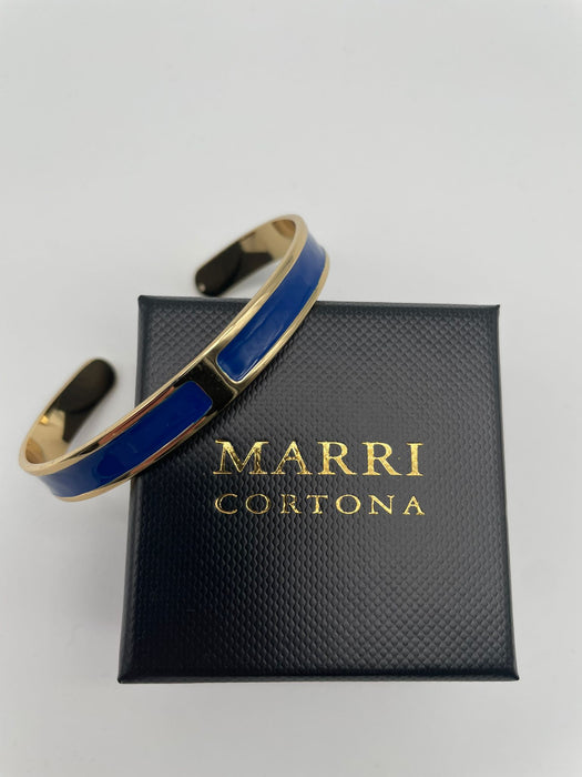 Bracciale Smalto S mm 8 'Blue China'