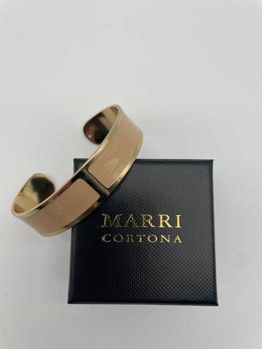 Bracciale Smalto M mm 15 'Crema Fiorentina'