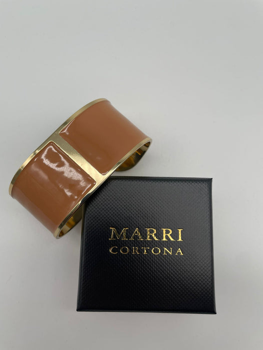 Bracciale Smalto L mm 30 'Terracotta'